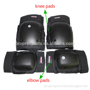 Snowboarding, Skiing,Motor Cycling Rider Knee protective pads Rivets PE with Stainless Steel shell Knee and Elbow Guard Pads